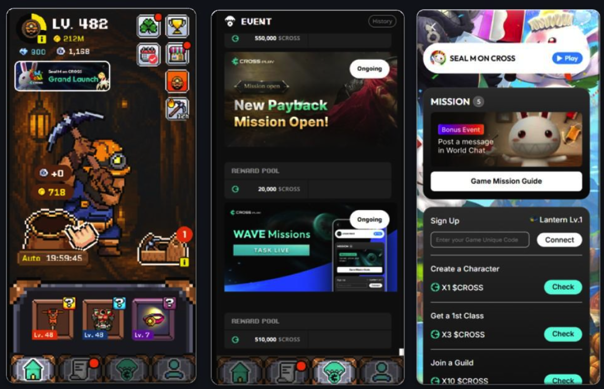 CROSS Play Telegram gaming hub